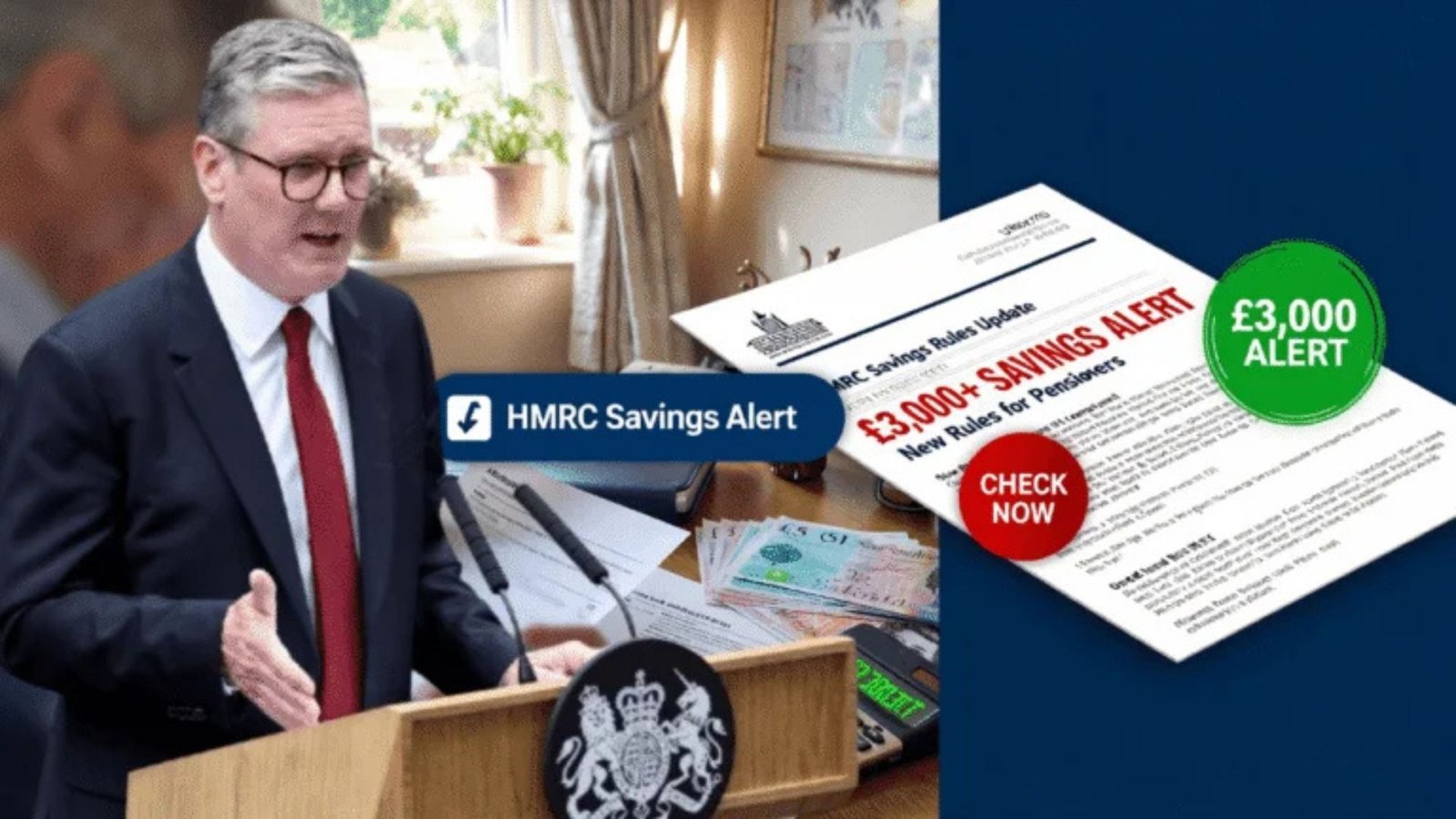 HMRC Confirms New Rules for Pensioners With £3,000+ Savings